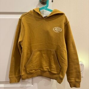 Bonpoint Girl Mustard Yellow Hoodie Size 10